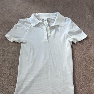 White Lululemon Polo Shirt